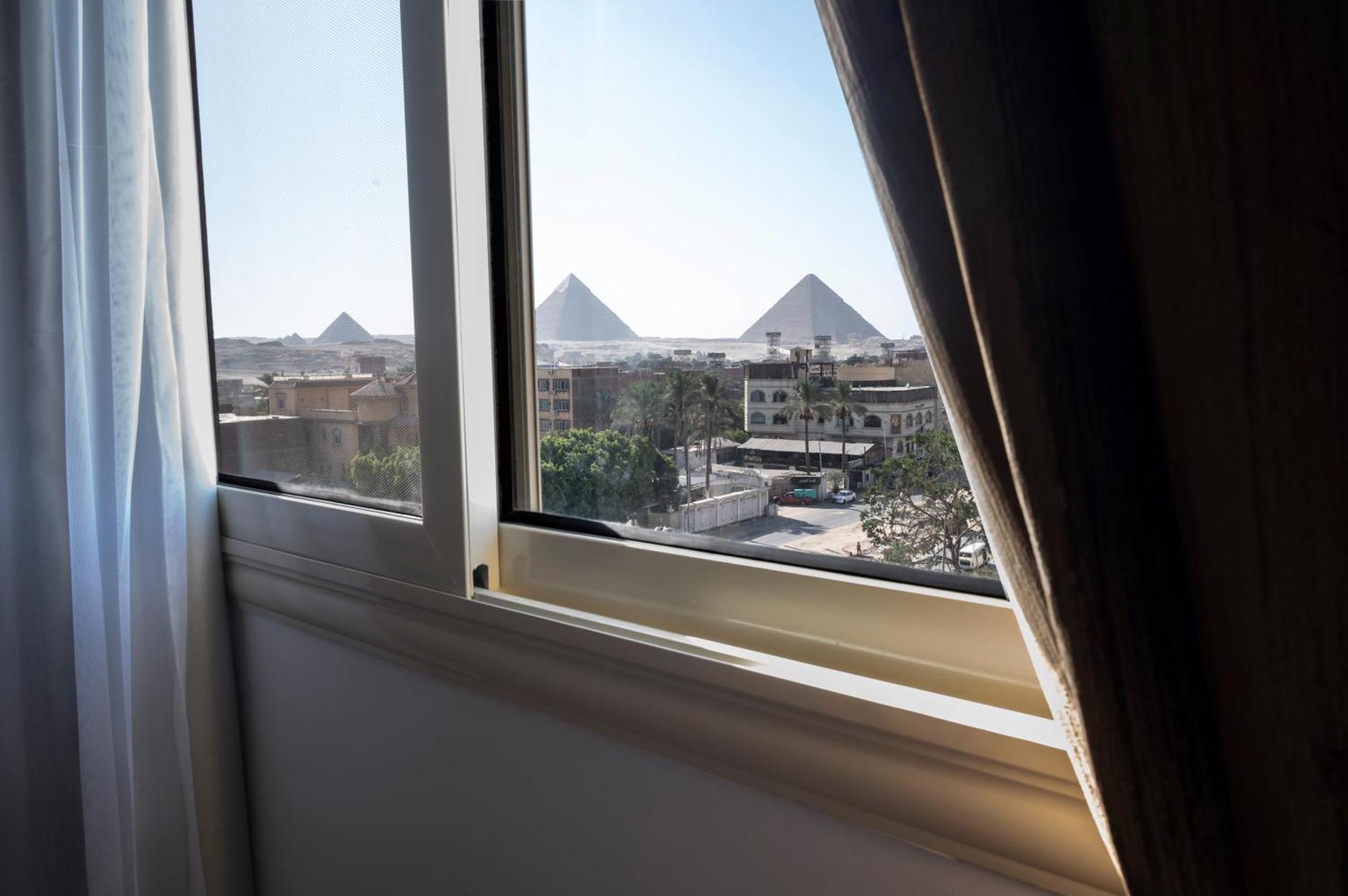 Palm Pyramids View Hotel Kafret el-Gabal Szoba fotó